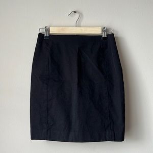 Banana Republic Petite Black Pencil Skirt
